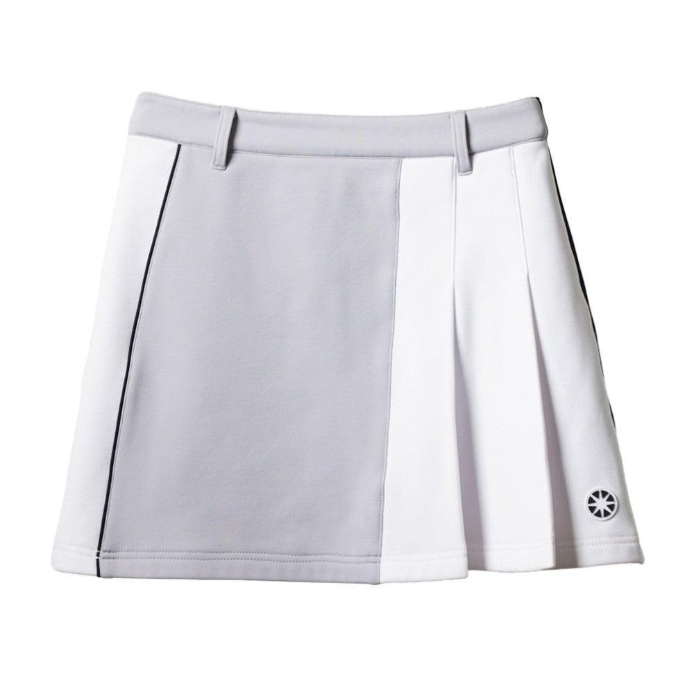 BANDEL GOLF バンデルゴルフ スカート WOMENS BICOLOR PLEATS SKIRT BGI-W3ABPSK GRYxWHTxBLK