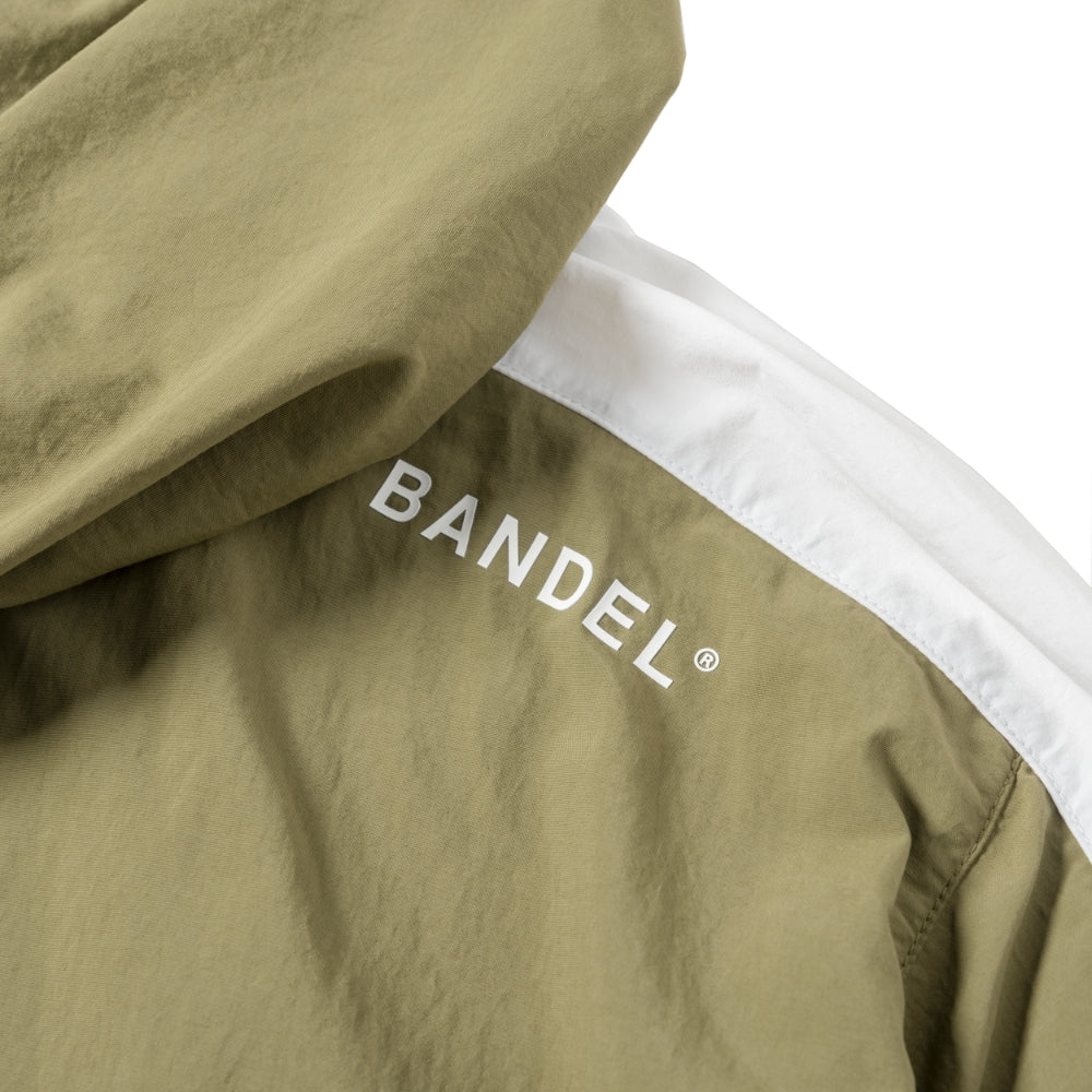 BANDEL バンデル NYLON ANORAK HOODIE ハーフジップフーディー BNS-3SAHD KAHKI カーキ