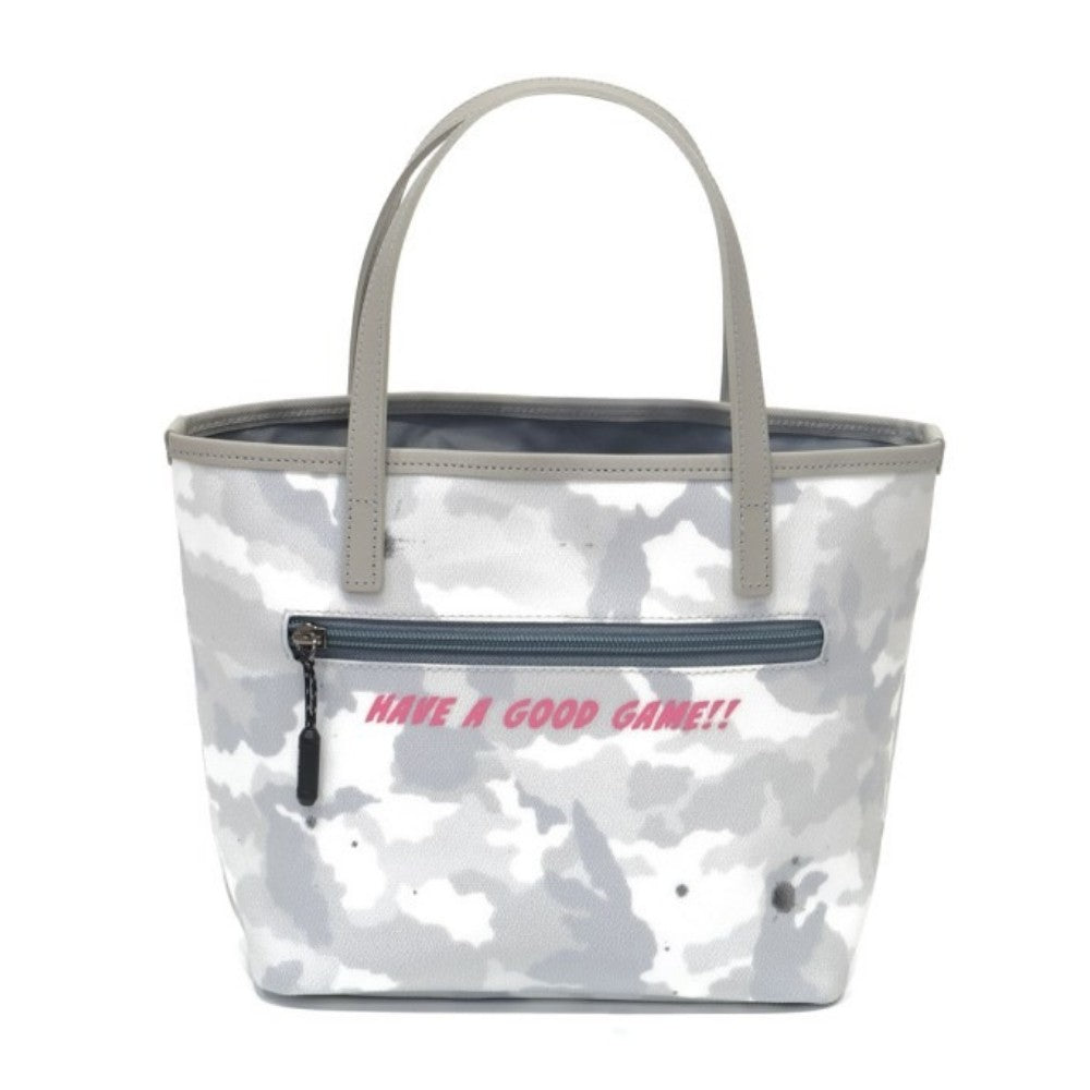 GENTIL BANDIT ジャンティバンティ FAIRWAY MOB ラウンドトートバッグ GBFM02 WHITE CAMO【PINK LOGO】