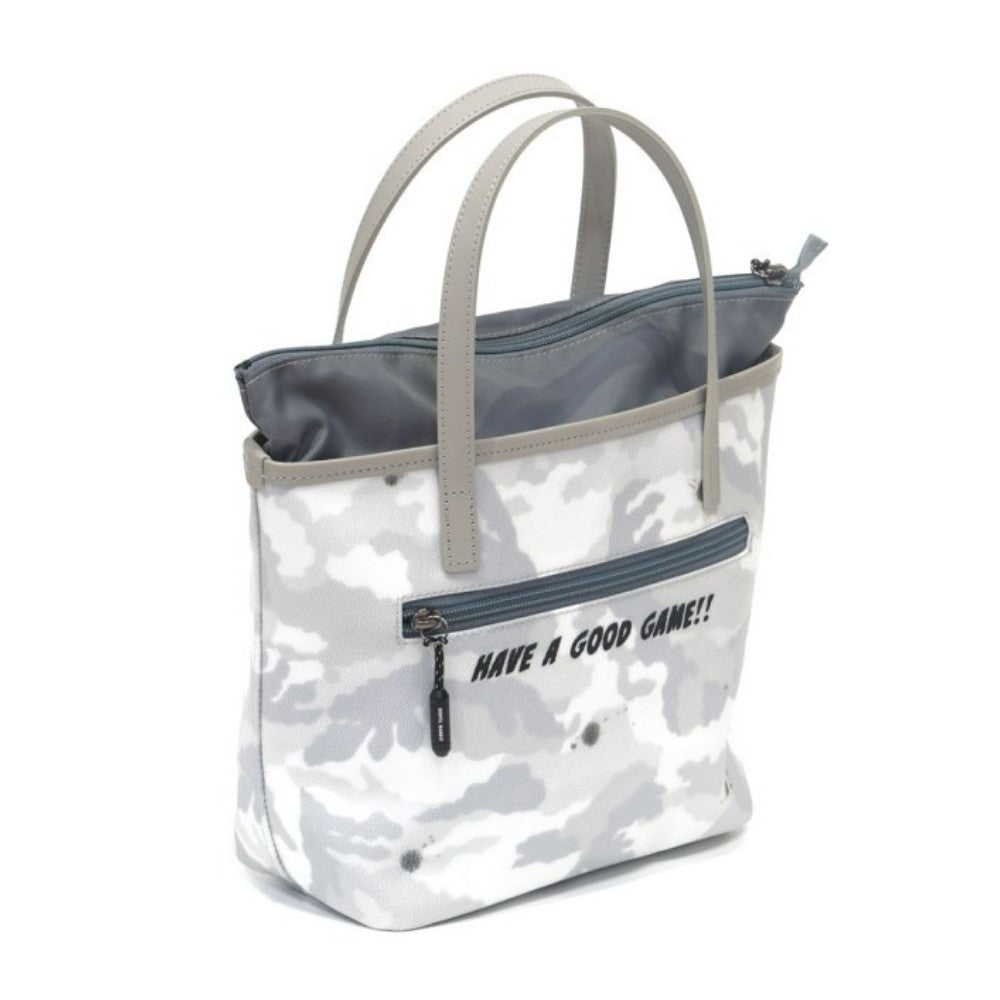 GENTIL BANDIT ジャンティバンティ FAIRWAY MOB ラウンドトートバッグ GBFM02 WHITE CAMO【BLACK LOGO】