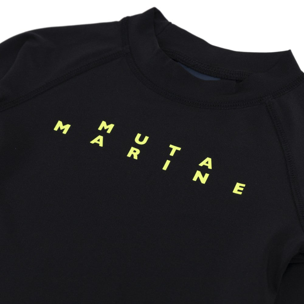 muta MARINE ムータマリン ムータマリン キッズラッシュガードロングスリーブTシャツ MMTK-440008 BLACK