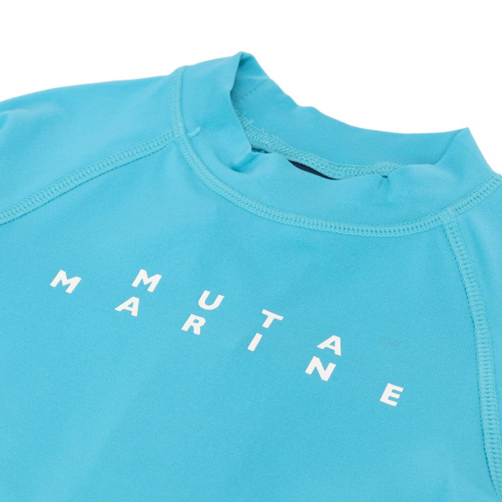 muta MARINE ムータマリン ムータマリン キッズラッシュガードロングスリーブTシャツ MMTK-440008 BLUE