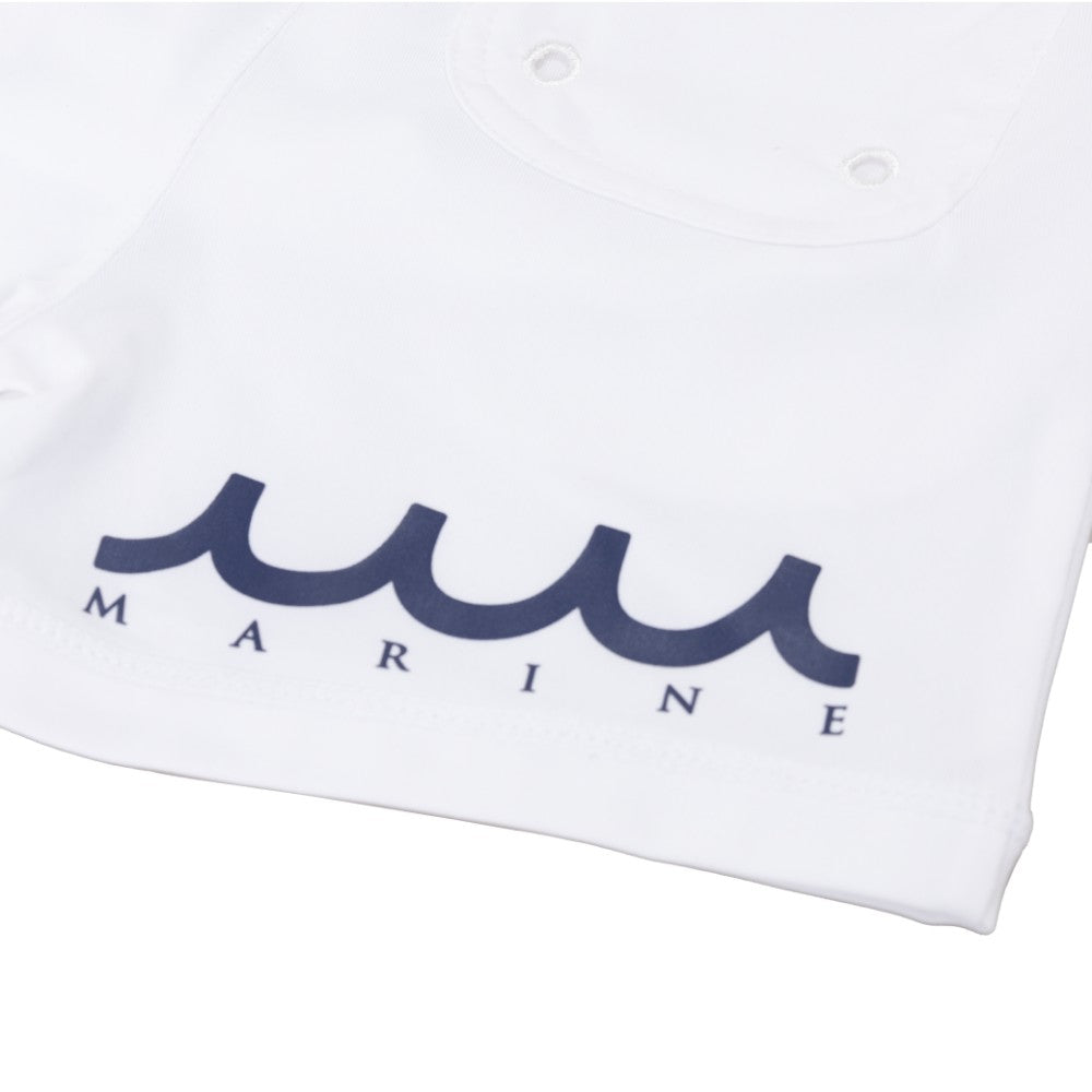 muta MARINE ムータマリン ムータマリン キッズラッシュガードショートパンツ MMTK-437033 WHITE