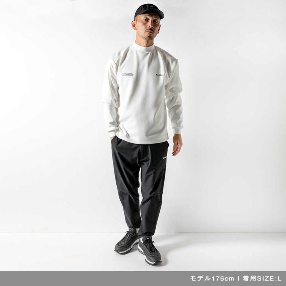 BANDEL バンデル モックネック CONCEPT NOTES L/S MOCK NEC WHITE ホワイト
