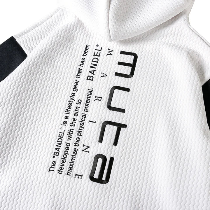 BANDEL×muta BICOLOR PULLOVER HOODIE