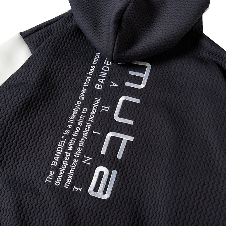 BANDEL×muta BICOLOR PULLOVER HOODIE