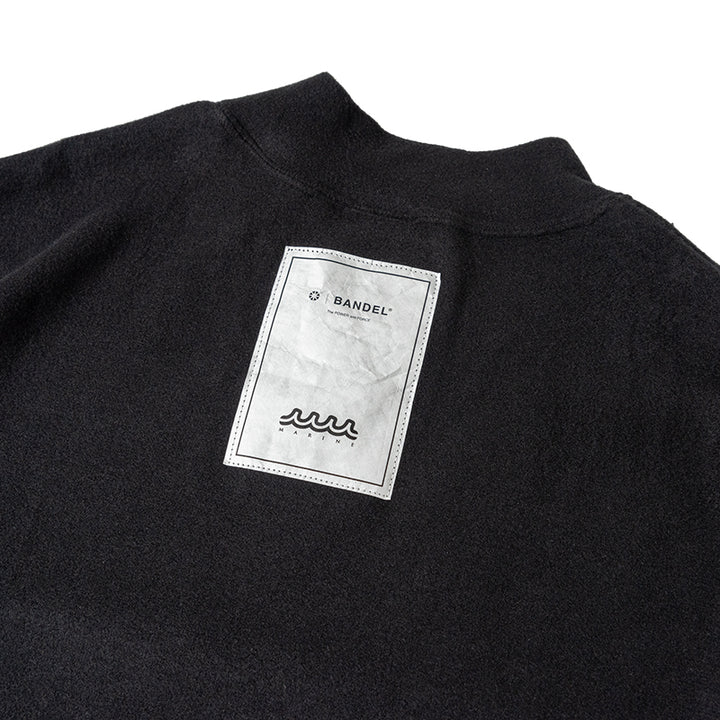BANDEL×muta MARINE KNIT L/S MOC NECK SHIRTS