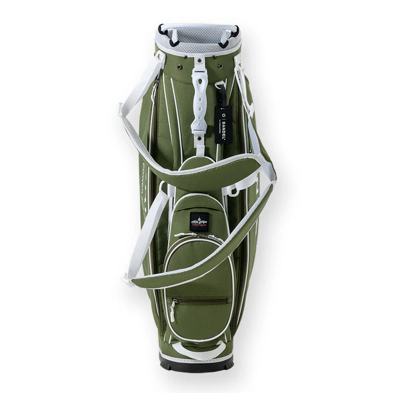 BANDEL × elitegrips D-Type 9.5inch キャディバッグ BGE-6SCB スタンド仕様 軽量 / KHAKI