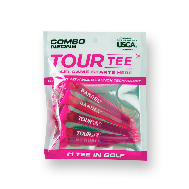 TOURTEE LONG 4 pieces set BG-TTL01-4 ツアーティー ロング 4本 特殊ラバー加工 / Neon Pink