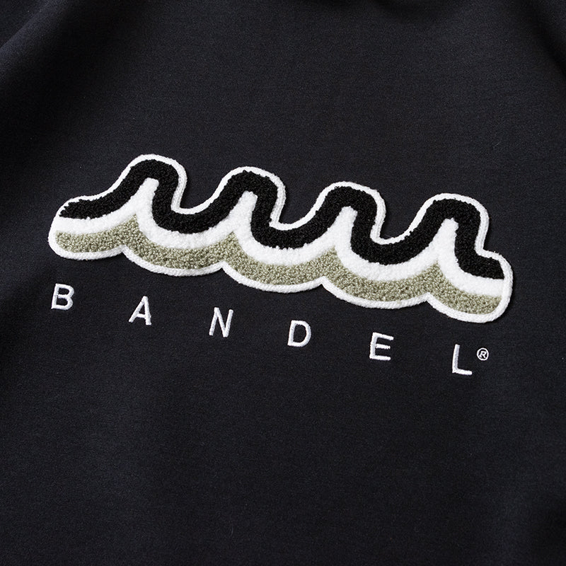 BANDEL×muta Limited 24AW L/S Hoodie フーディ バンデル×ムータ コラボ 保温 軽量 ストレッチ / BLACK
