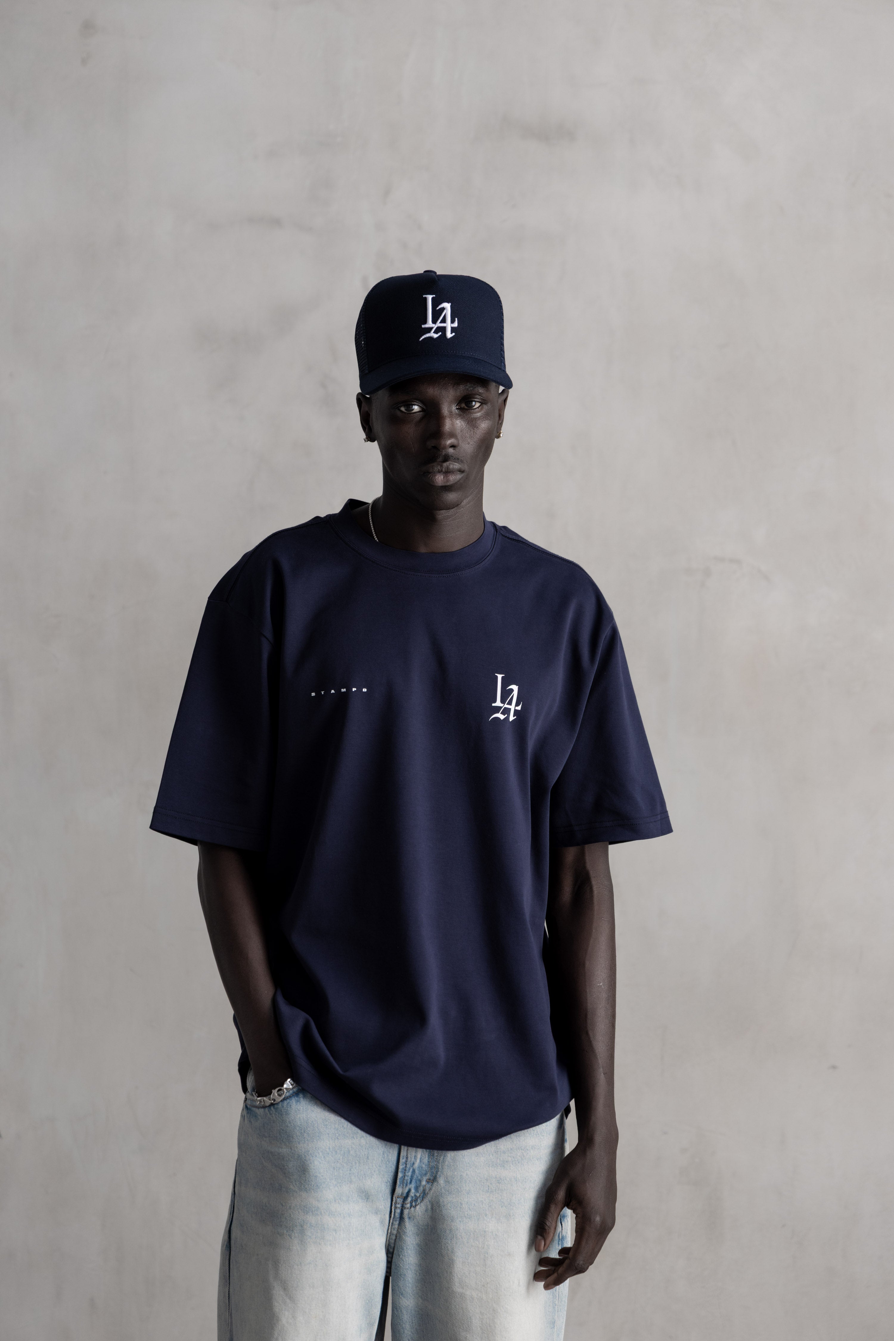 STAMPD LA 001 93 Relaxed Tee - Vintage Washed