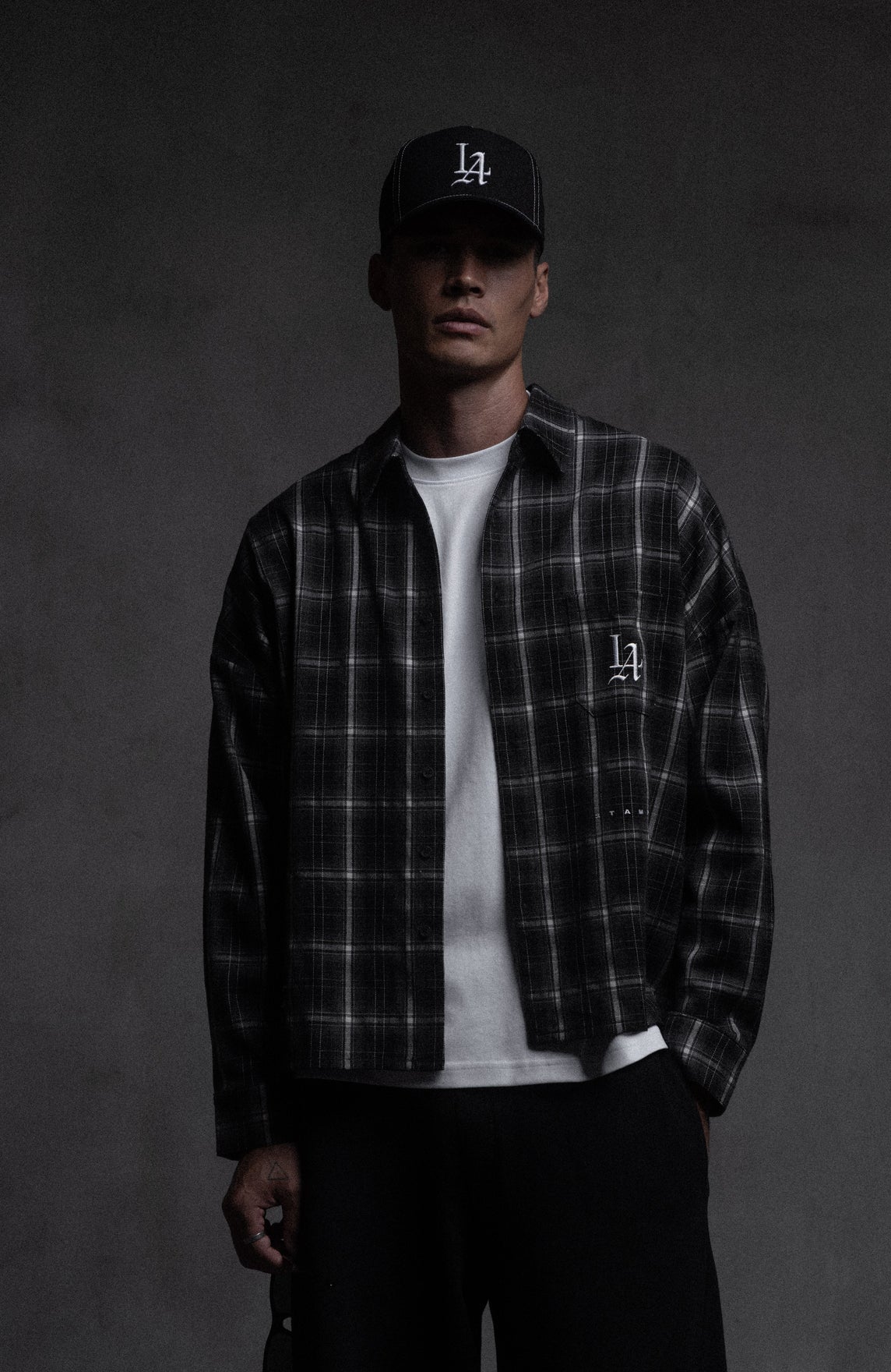 STAMPD LA 001 Plaid Buttondown