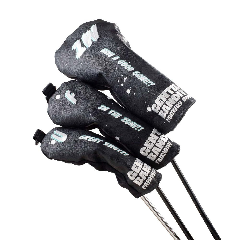 GENTIL BANDIT ジャンティバンティ FAIRWAY MOB ドライバーカバー(LOGO)GBFM09 BLACKxCAMO
