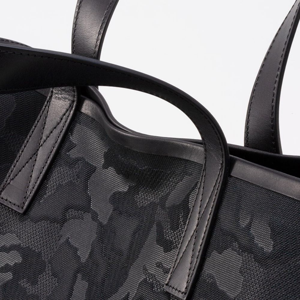 LABEL NOIR N023-MM トートバッグ キャンバス / BLACK