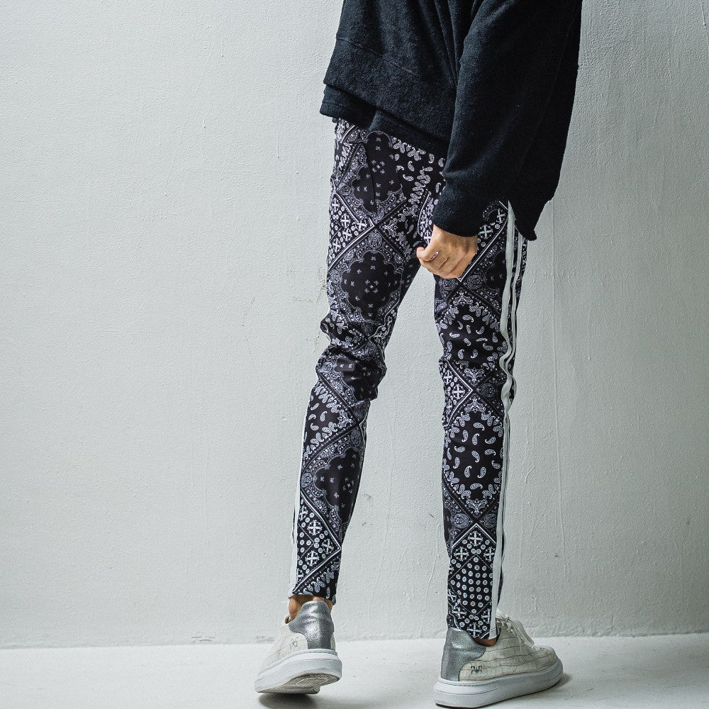 RESOUND CLOTHING リサウンド クロージング パンツ Blind LINE PT2 RC27-ST-008-2 BANDANA BK