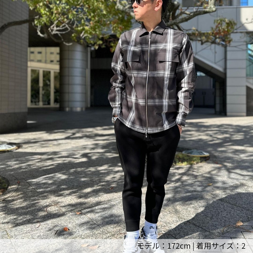 RESOUND CLOTHING リサウンド クロージング シャツジャケット CheckShirt JACKET RC27-SH-002 BLACK 【TRANSIT別注モデル】