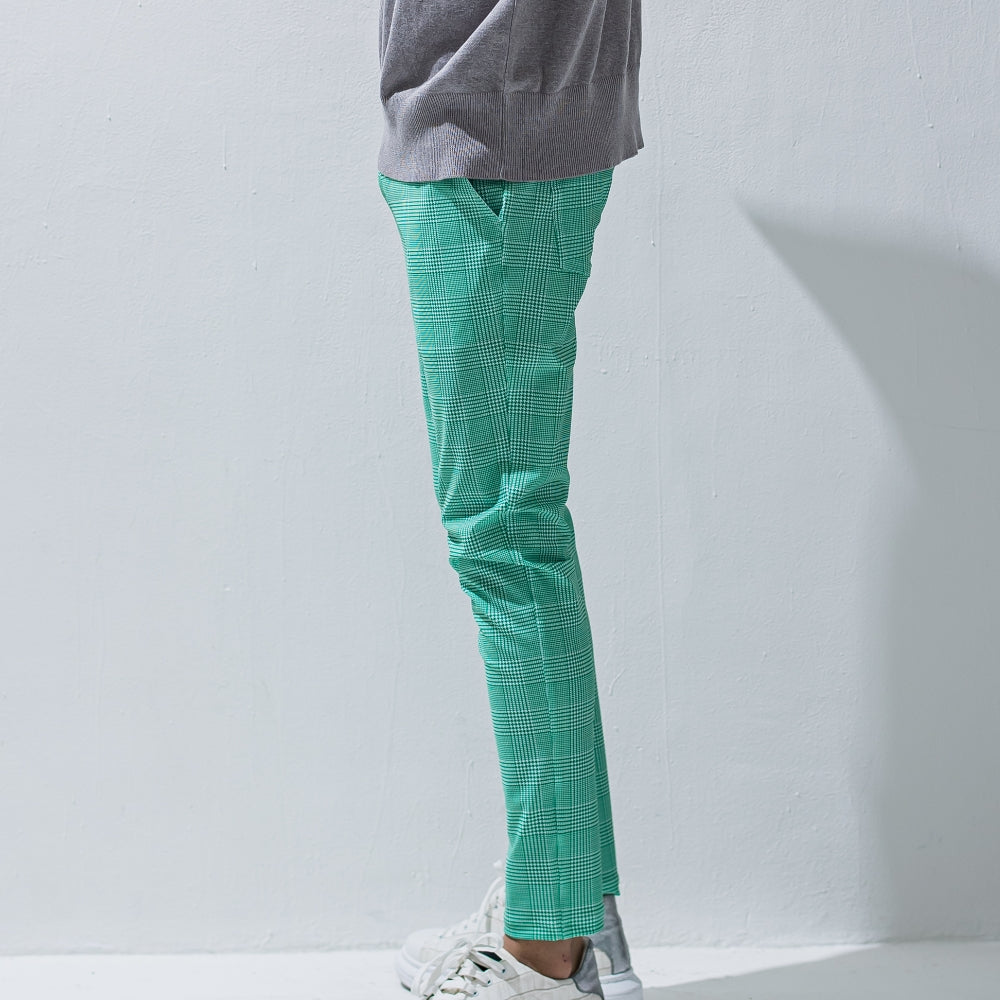 RESOUND CLOTHING リサウンド クロージング パンツ CHRIS EASY check PANTS RC28-ST-016 GLEN CHECKxGREEN
