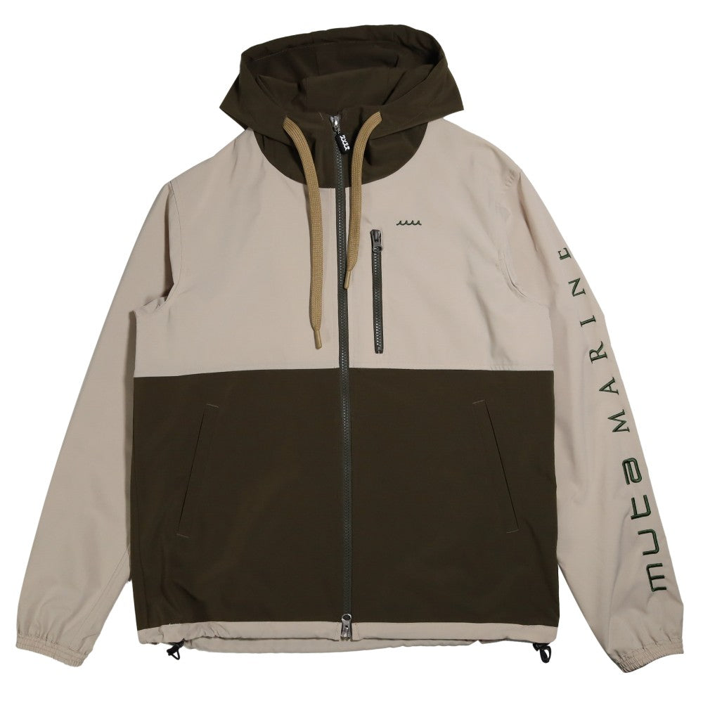 muta MARINE ムータマリン SOLOTEX®︎ Eco-Hybrid ストレッチ ジップパーカー MMMK-443212 BEIGExKHAKI