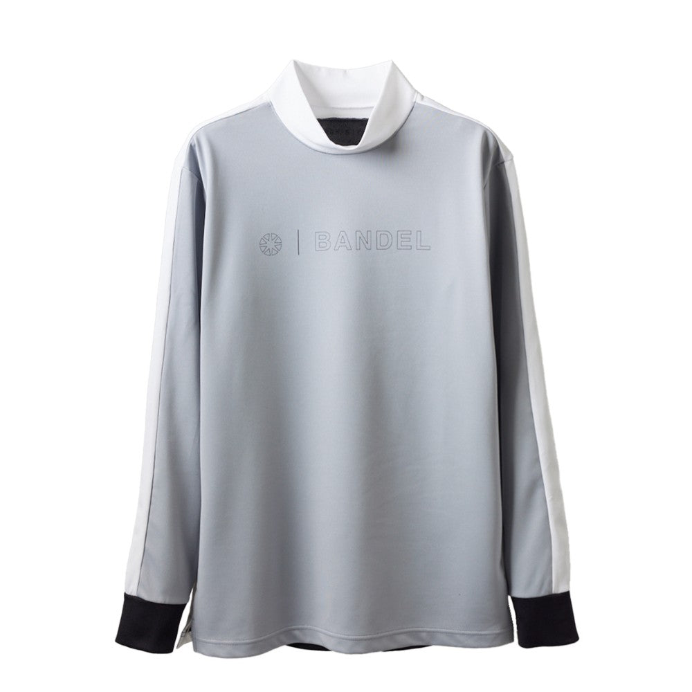 BANDEL GOLF バンデルゴルフ モックネック Tシャツ BICOLOR L/S MOCK T SHIRTS BGI-3ABLMC GRYxWHTxBLK