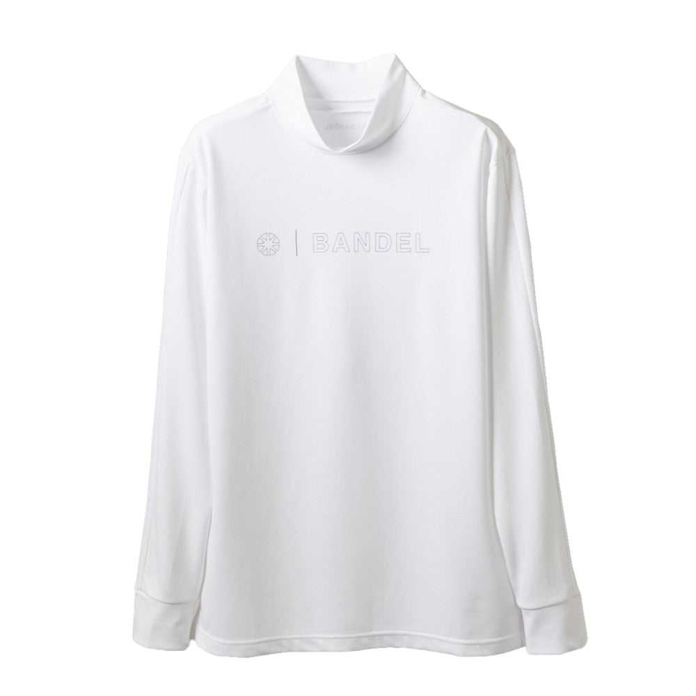 BANDEL GOLF バンデルゴルフ モックネック ロングTシャツ BICOLOR L/S MOCK T SHIRTS BGI-3ABLMC ALL WHITE ホワイト