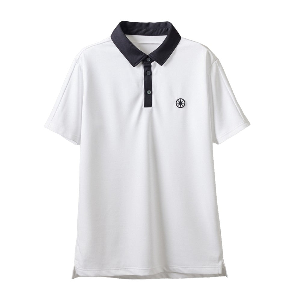 BANDEL GOLF バンデルゴルフ ポロシャツ BICOLOR S/S POLO SHIRTS BGI-3ABSPL WHTxBLK ホワイト ブラック