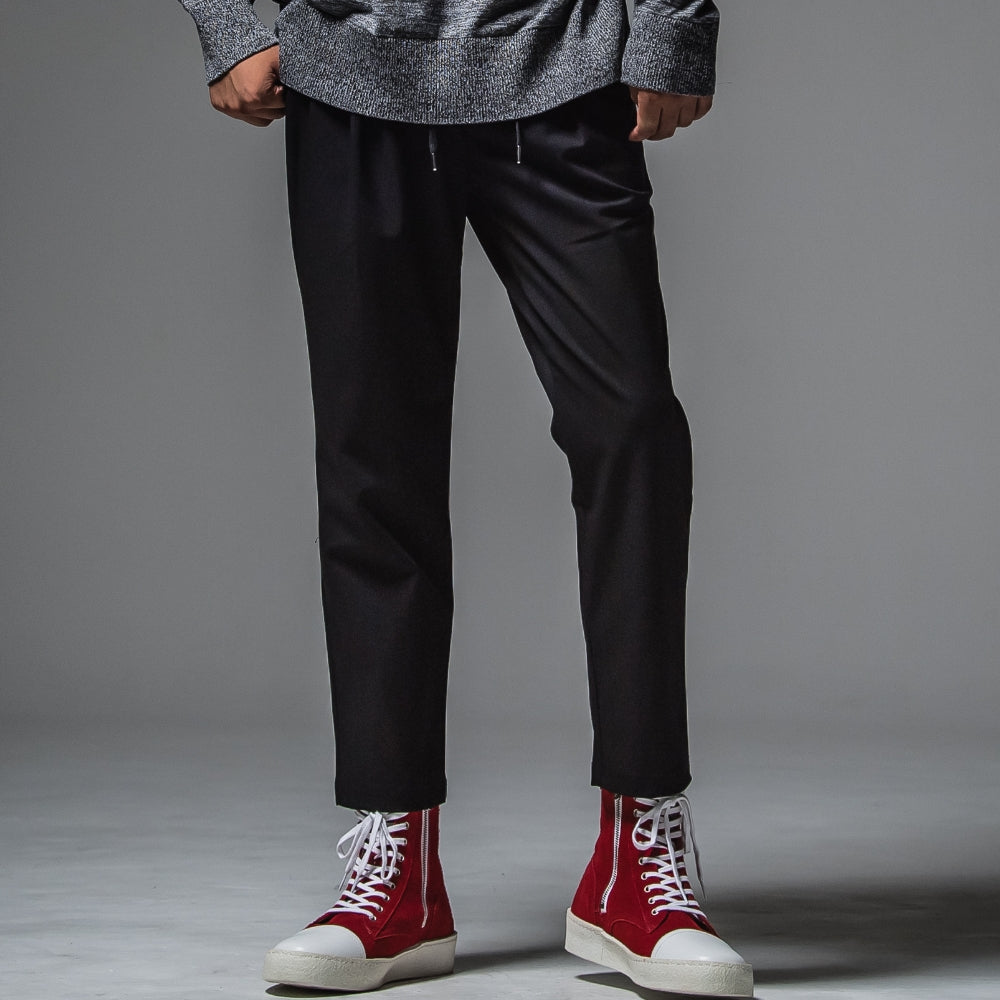 RESOUND CLOTHING リサウンド クロージング ロングパンツ Martin 2TUCK PANTS RC30-ST-035 BLACK