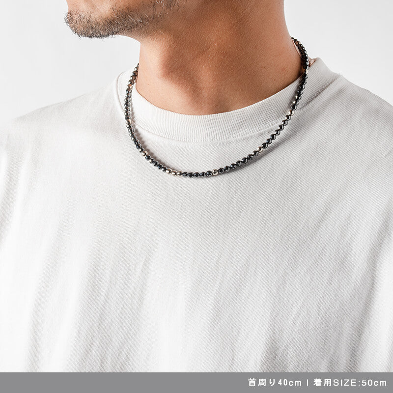 BANDEL バンデル Galaxy ギャラクシー Model-A Black×Silver 磁気ネックレス HLCG Black×Silver