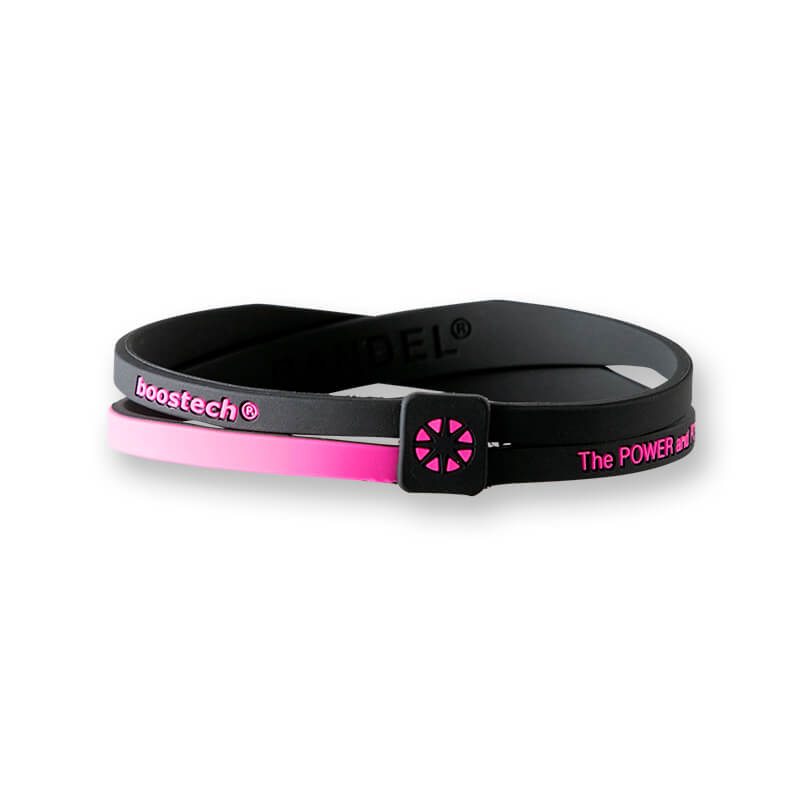 BANDEL バンデル Double ダブル Bracelet Black×Pink DBLB Black×Pink