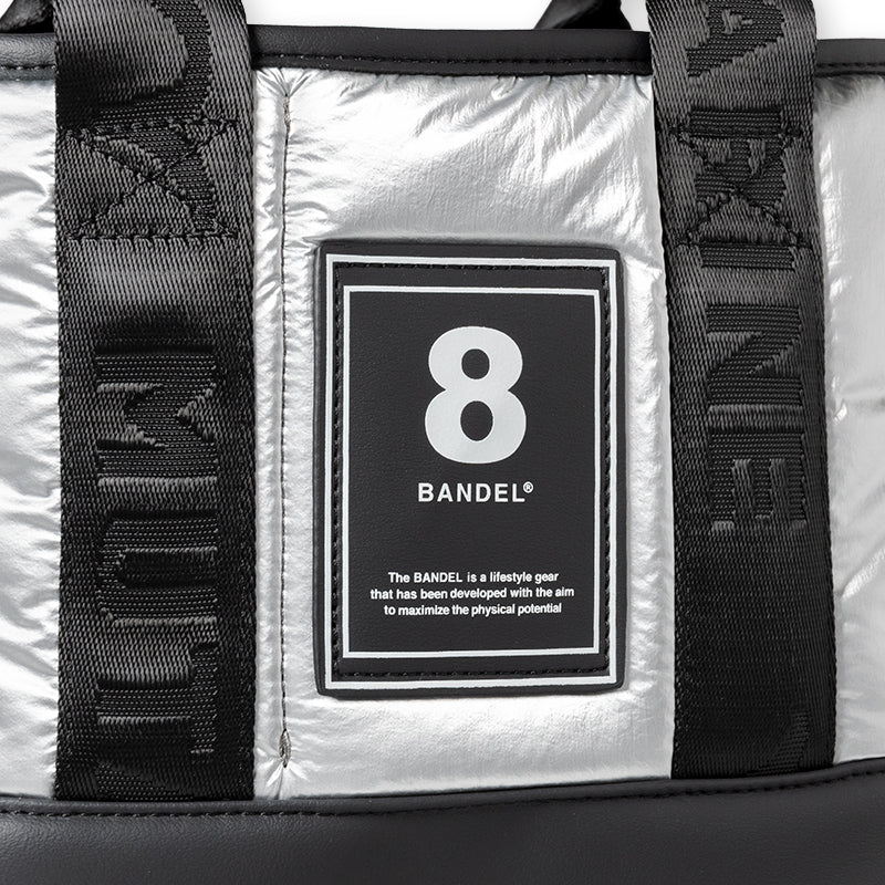 BANDEL×muta ダブルフェイストートバッグ SILVER