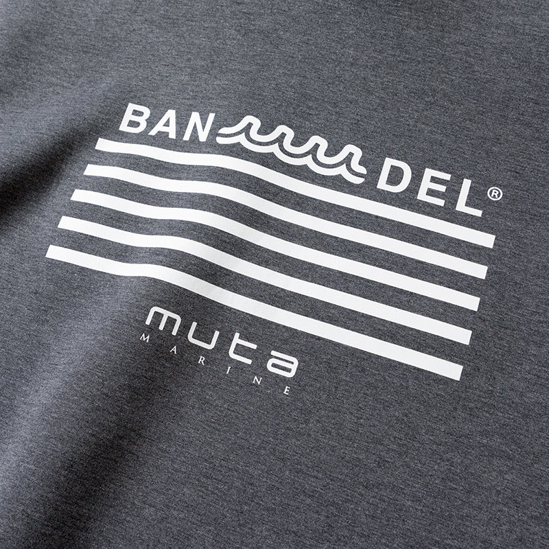 BANDEL×muta Limited 24AW L/S Hoodie フーディ バンデル×ムータ コラボ 保温 軽量 ストレッチ / GREY