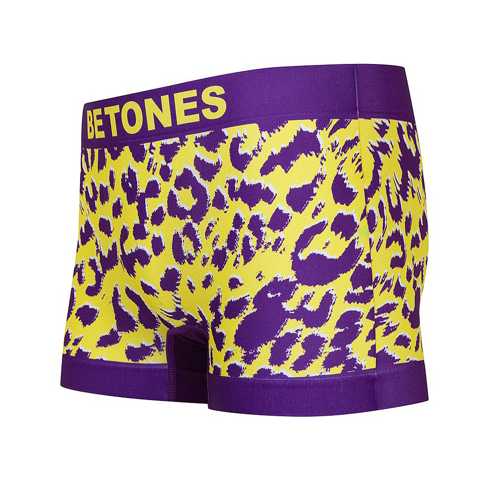 BETONES ビトーンズ ボクサーパンツ LEOPARD4-LE004 PURPLE×YELLOW