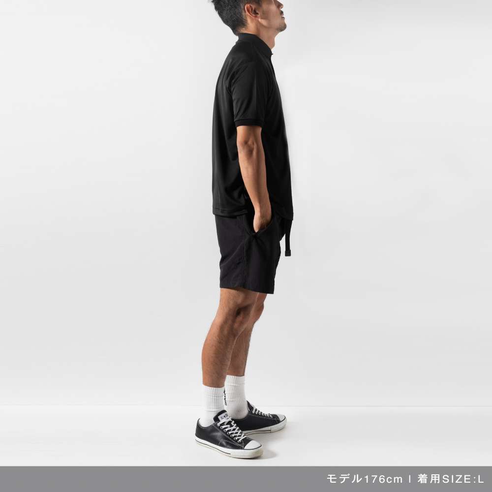 BANDEL GOLF バンデルゴルフ ポロシャツ FS VERTICAL LOGO SMOOTH POLO BG-FSSP001 BLACK ブラック