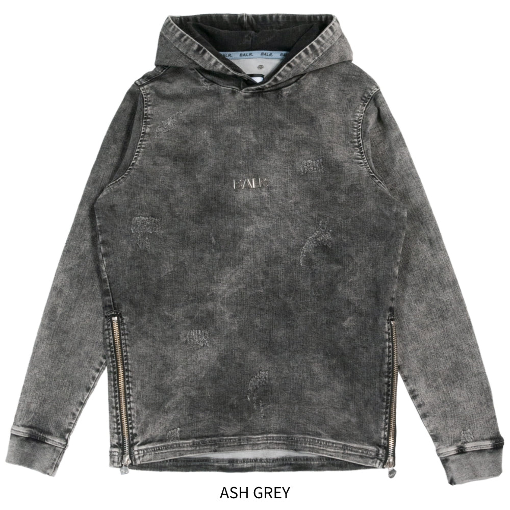 Q-SERIES STRAIGHT CLASSIC HOODIE B1261.1048 フーディー / GREY
