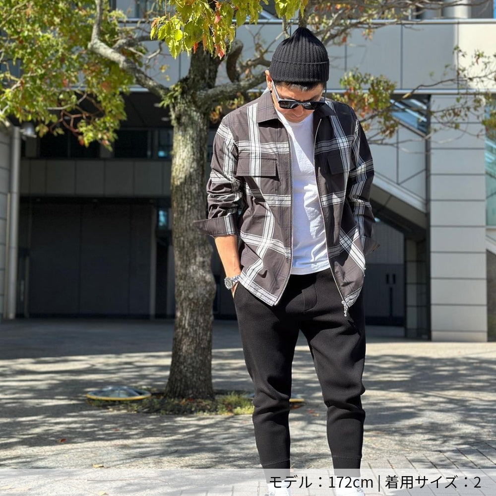 RESOUND CLOTHING リサウンド クロージング シャツジャケット CheckShirt JACKET RC27-SH-002 BLACK 【TRANSIT別注モデル】
