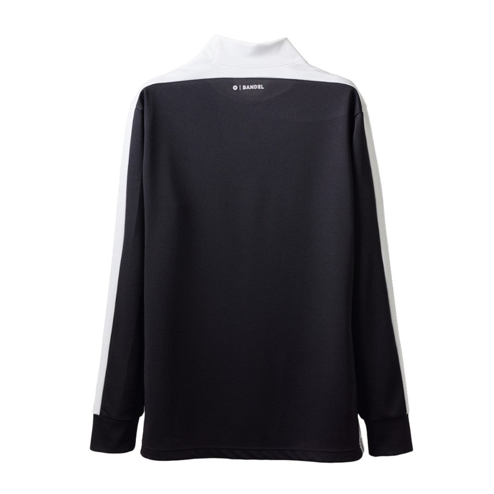 BANDEL GOLF バンデルゴルフ モックネック Tシャツ BICOLOR L/S MOCK T SHIRTS BGI-3ABLMC GRYxWHTxBLK