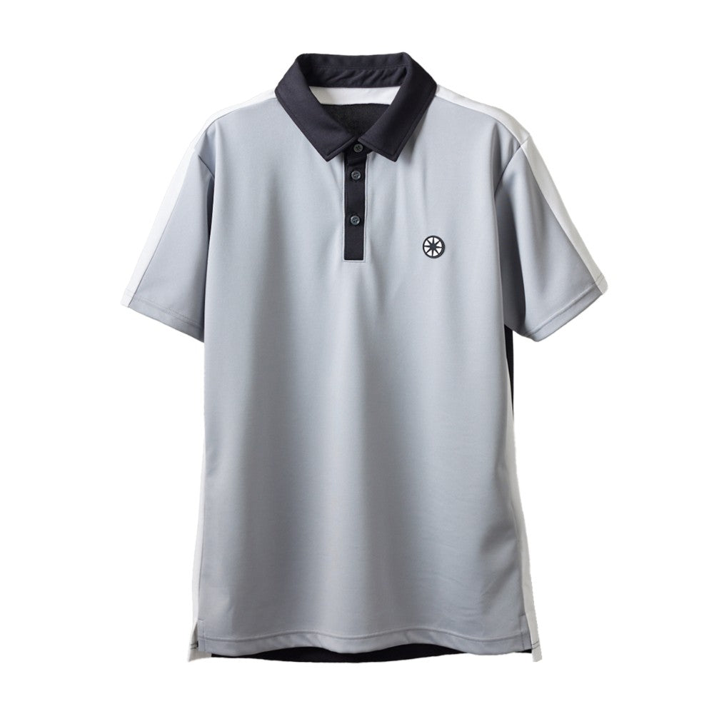 BANDEL GOLF バンデルゴルフ ポロシャツ BICOLOR S/S POLO SHIRTS BGI-3ABSPL GRYxWHTxBLK