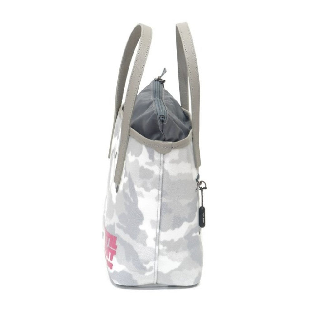 GENTIL BANDIT ジャンティバンティ FAIRWAY MOB ラウンドトートバッグ GBFM02 WHITE CAMO【PINK LOGO】