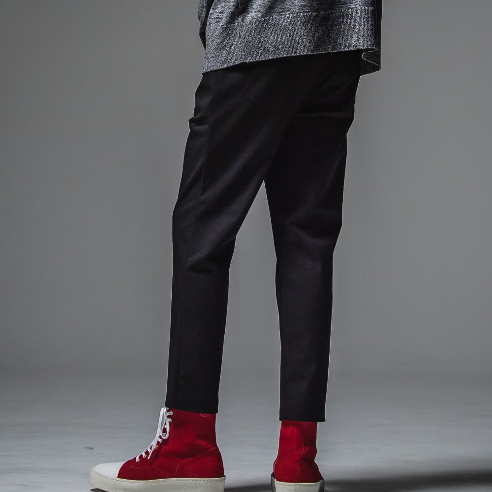 RESOUND CLOTHING リサウンド クロージング ロングパンツ Martin 2TUCK PANTS RC30-ST-035 BLACK