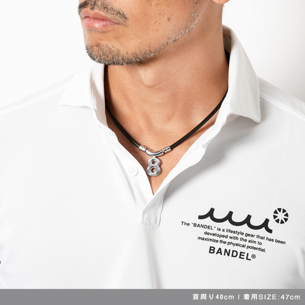 BANDEL muta バンデル ムータ ネックレス Healthcare Necklace Eight HLCNE-MT BLACK SILVER ブラック シルバー