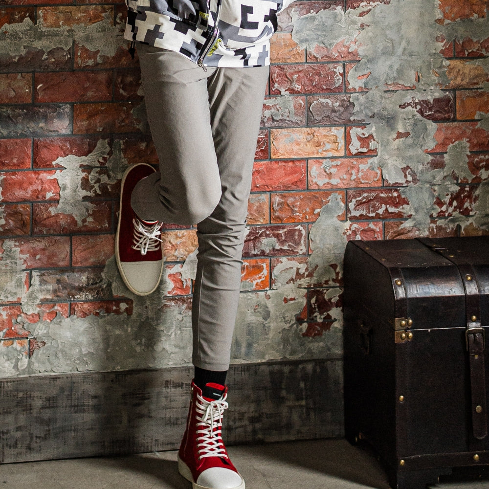 RESOUND CLOTHING リサウンド クロージング ロングパンツ CHRIS EASY PANTS BAISIC-ST-016 NYLON GREY