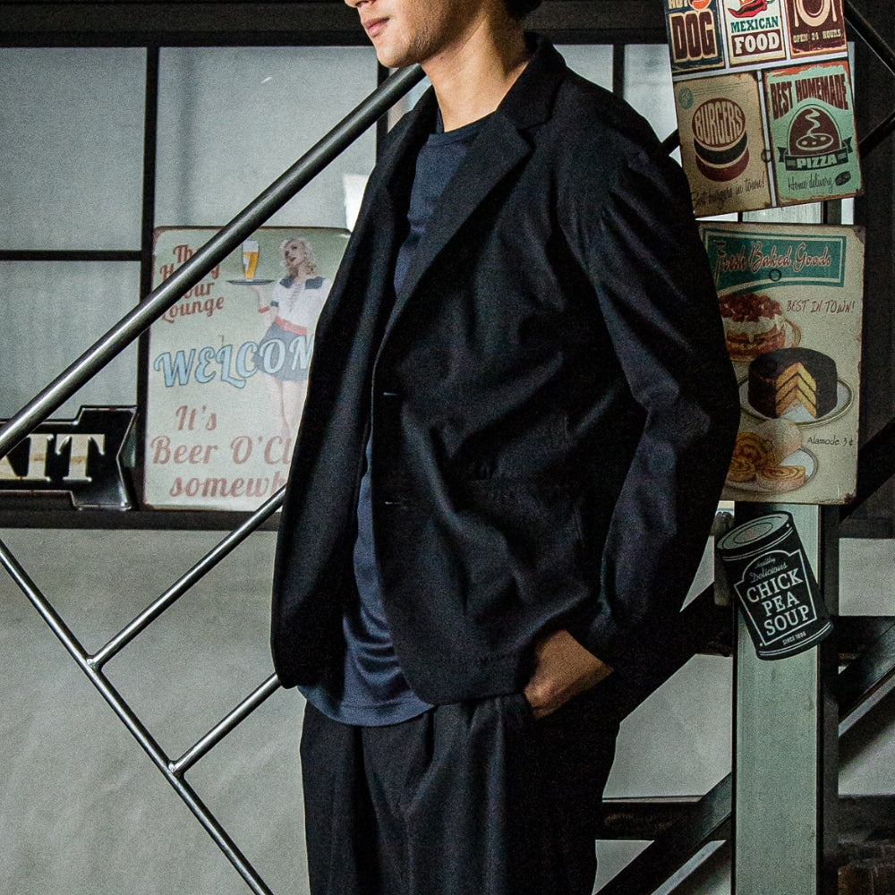 RESOUND CLOTHING リサウンド クロージング ジャケット NYLON Martin JACKET RC31-JK-002 BLACK