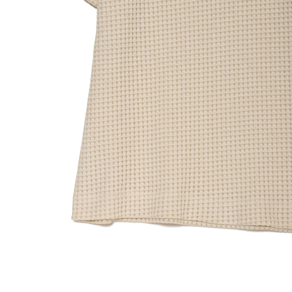 ONI WAFFLE T SHIRT MSEA24S8266-M Tシャツ / CREAM
