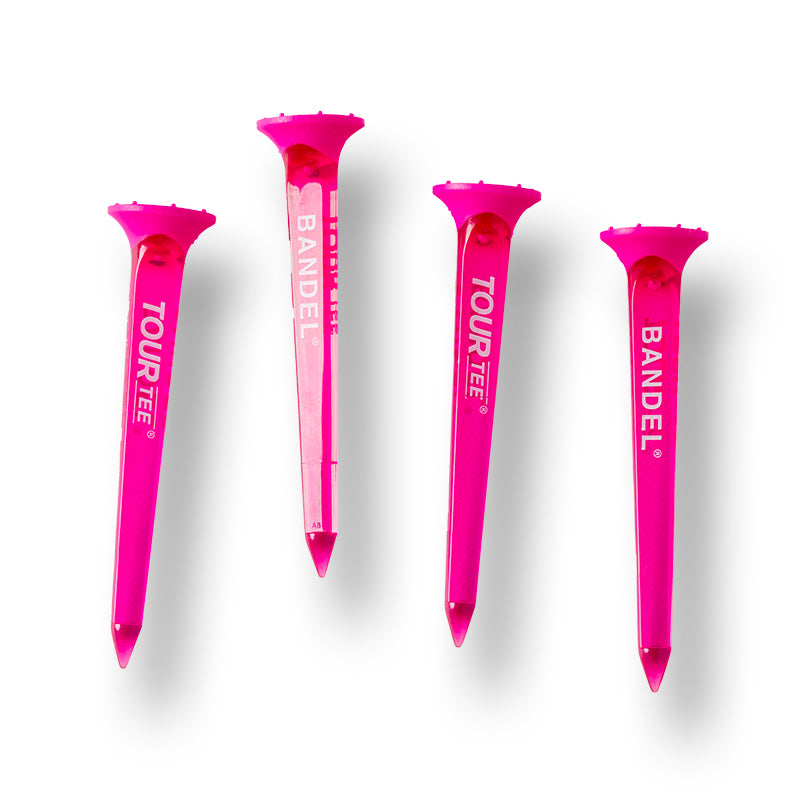 TOURTEE LONG 4 pieces set BG-TTL01-4 ツアーティー ロング 4本 特殊ラバー加工 / Neon Pink