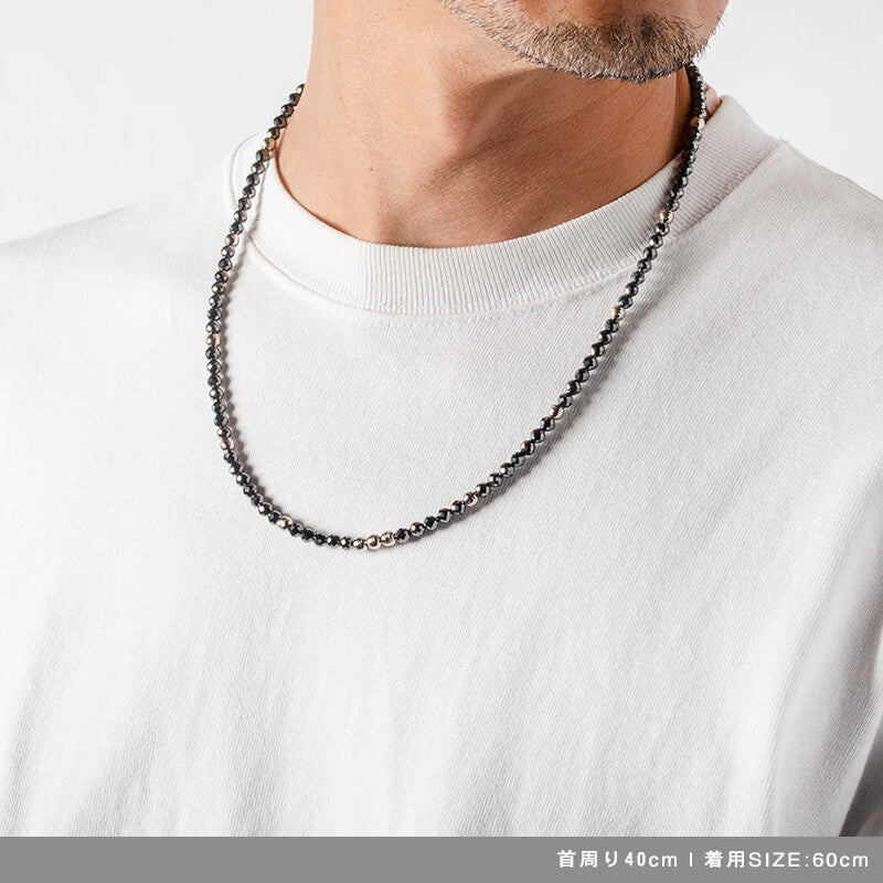 BANDEL バンデル Galaxy ギャラクシー Model-A Black×Silver 磁気ネックレス HLCG Black×Silver