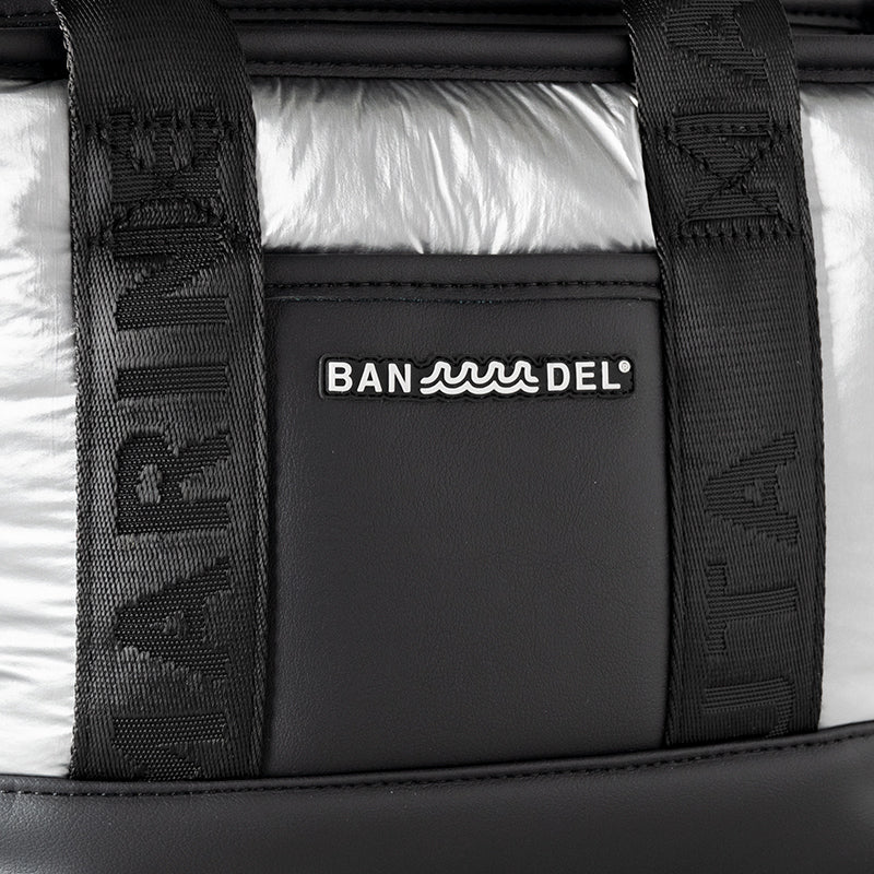 BANDEL×muta ダブルフェイストートバッグ SILVER