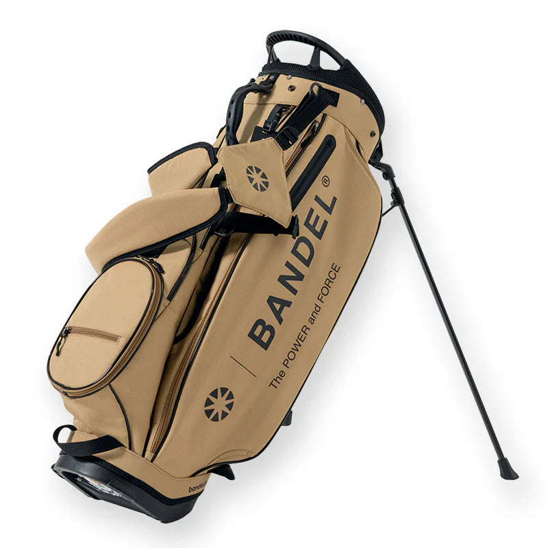 BANDEL × elitegrips D-Type 9.5inch キャディバッグ BGE-6SCB スタンド仕様 軽量 / BEIGE