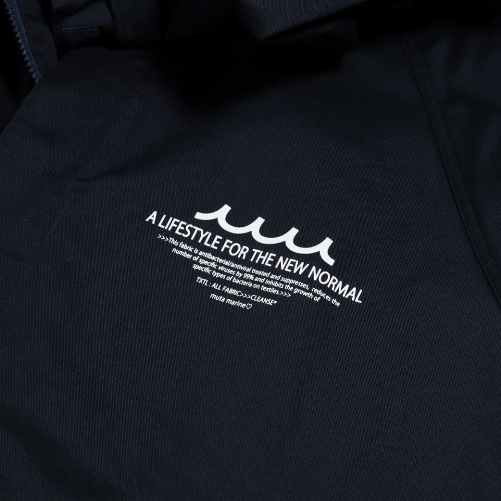 muta MARINE ムータマリン ブルゾンコート CLEANSE HOODED BLOUSON COAT MMJC-443060 NAVY