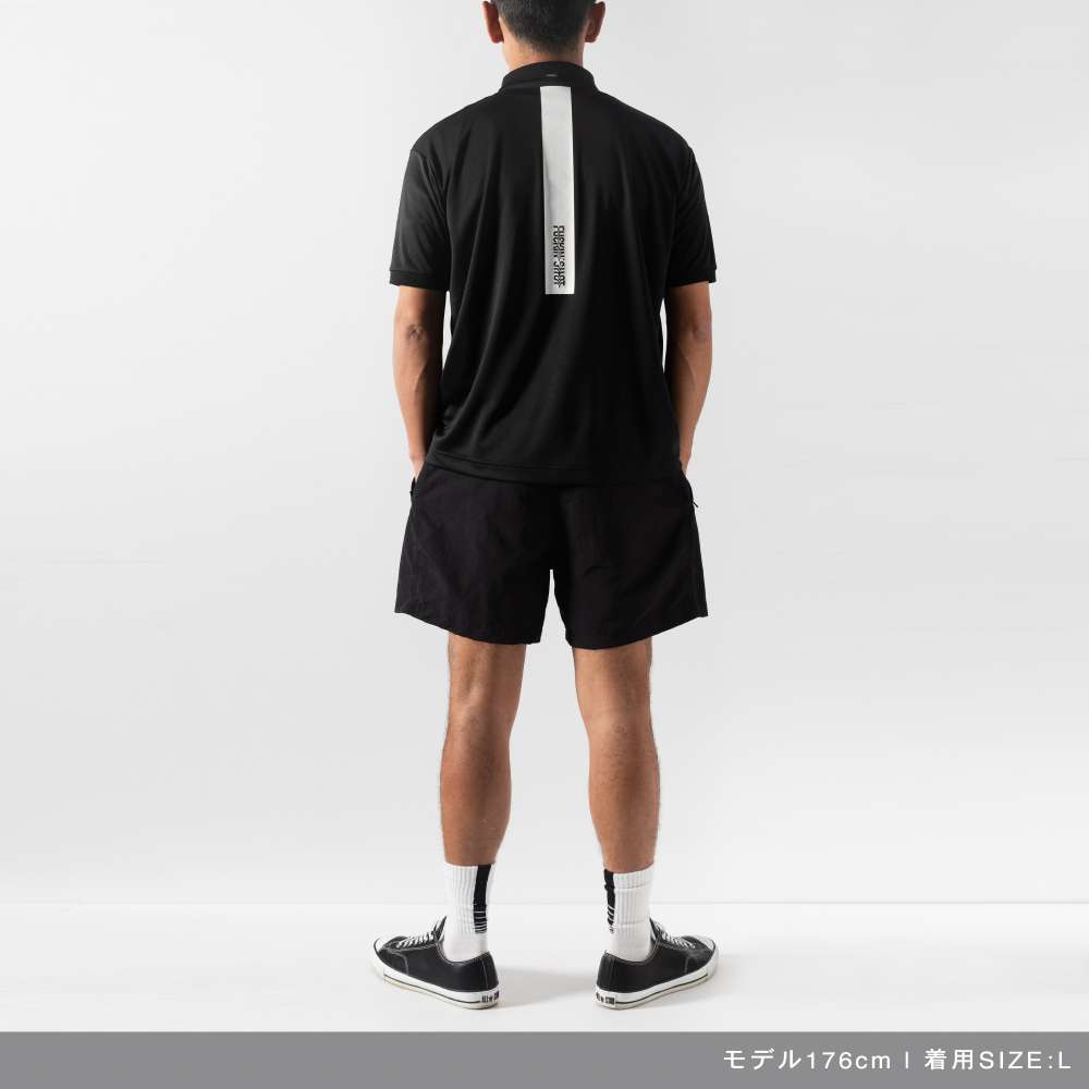 BANDEL GOLF バンデルゴルフ ポロシャツ FS VERTICAL LOGO SMOOTH POLO BG-FSSP001 BLACK ブラック