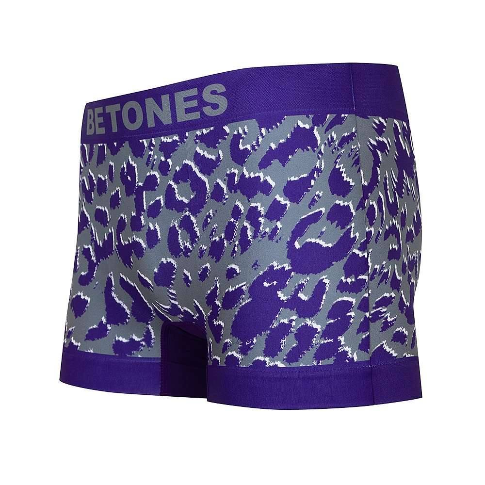 BETONES ビトーンズ ボクサーパンツ LEOPARD4-LE004 BLUExGRAY