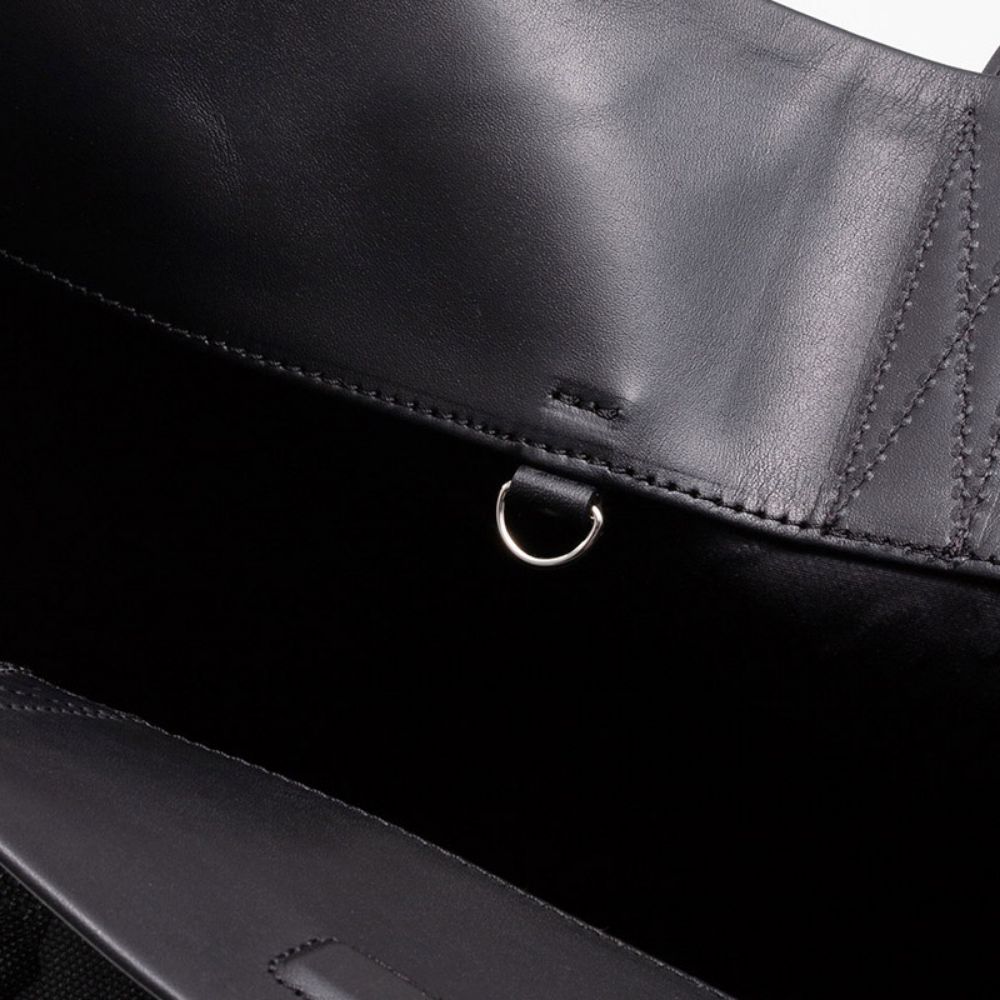 LABEL NOIR N023-MM トートバッグ キャンバス / BLACK